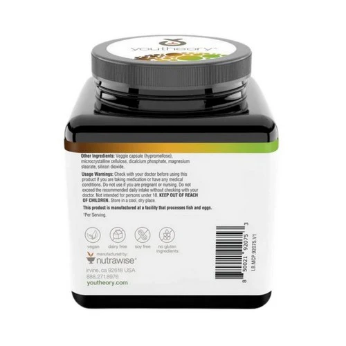 Youtheory, Mushroom Immune Complex, 60 Vegcaps - Image 4