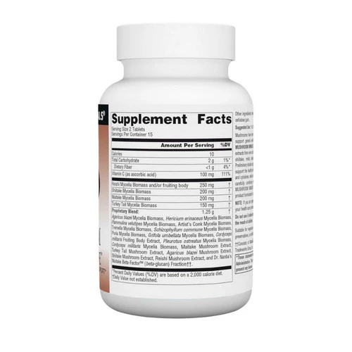 Source Naturals, Mushroom Immune Defense, 30 Tabs - Image 2