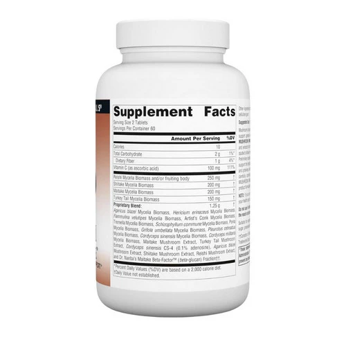 Source Naturals, Mushroom Immune Defense, 120 Tabs - Image 2