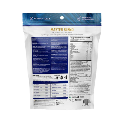 Om Mushrooms, Mushroom Master Blend Vanilla Protein, 18.27 Oz - Image 2