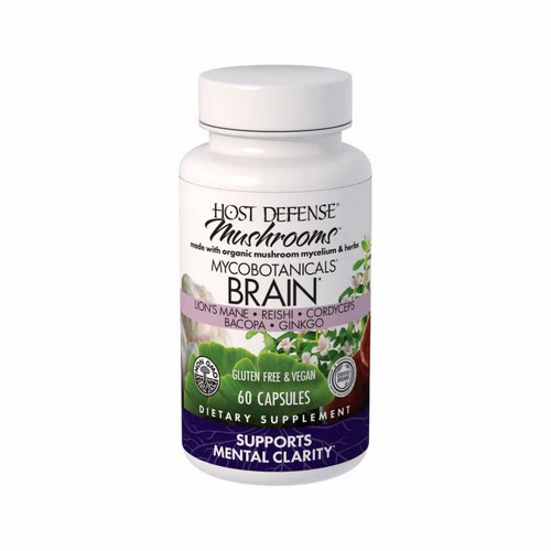 Host Defense, MycoBotanicals Brain Capsules, 60 Cap - Image 2