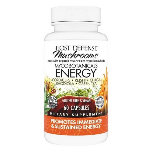 Host Defense, MycoBotanicals Energy Capsules, 60 Cap - Image 2