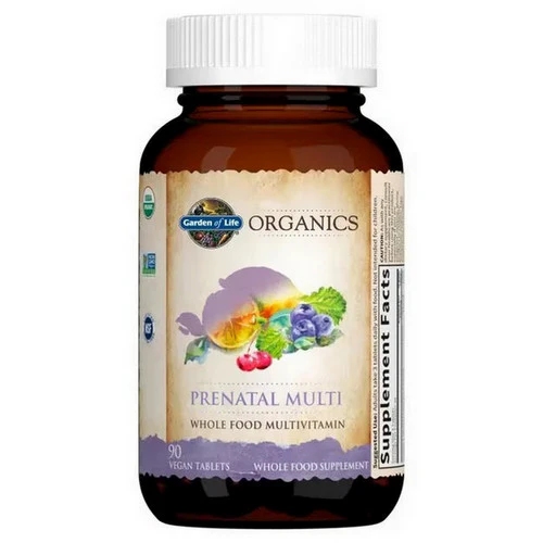 Garden of Life, Organics Prenatal Multi, 90 Tabs - Image 3