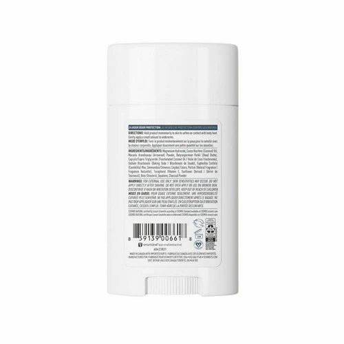 Schmidt's Deodorant, Natural Deodorant - Charcoal + Magnesium, 2.65 Oz - Image 2