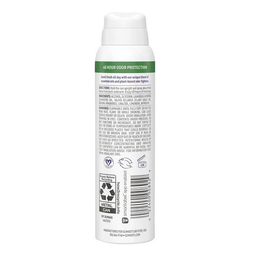 Schmidt's Deodorant, Natural Deodorant Spray Lavender & Sage, 3.2 Oz - Image 2