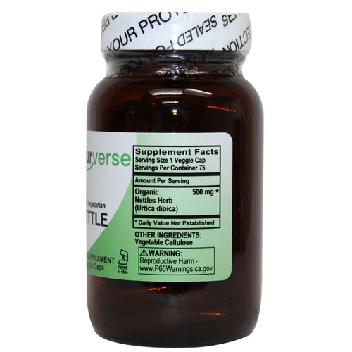 Nettles Powder Capsules 75 VegCaps by Naturverse - Image 2