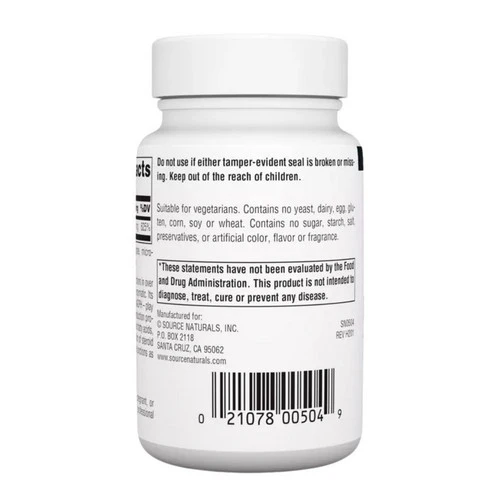 Source Naturals, Niacinamide B-3, 100 mg, 250 Tabs - Image 3
