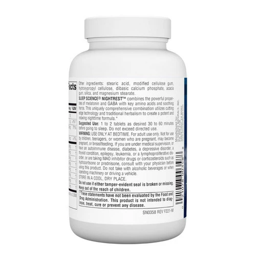Source Naturals, Night Rest, 100 Tabs - Image 3