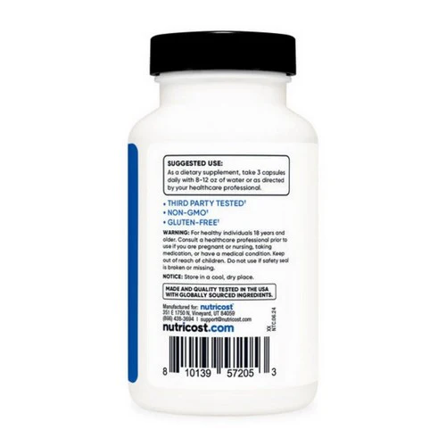 Nutricost, Nitric Oxide Booster, 750 Mg, 90 Caps - Image 3