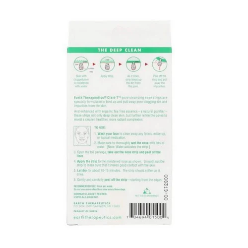 Earth Therapeutics, Pore Cleansing Strips, 10 Strips - Image 2