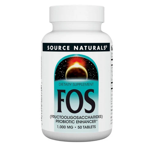 Source Naturals, FOS (Fructooligosaccharides), 1000 MG, 50 Tabs