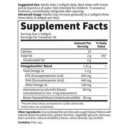 Garden of Life, Oceans 3, Beyond Omega 3 60 Softgels - Image 2