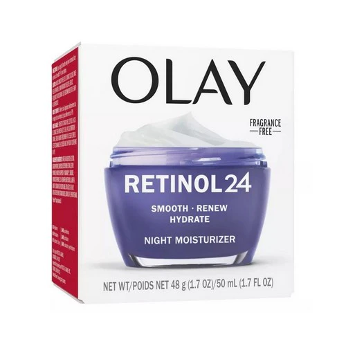 Crest, OLAY Regenerist Retinol 24 Night Moisturizer Fragrance-Free, 1.7 Oz - Image 2