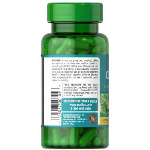 Puritan's Pride, Olive Leaf Extract, 500 mg, 60 Capsules - Image 3