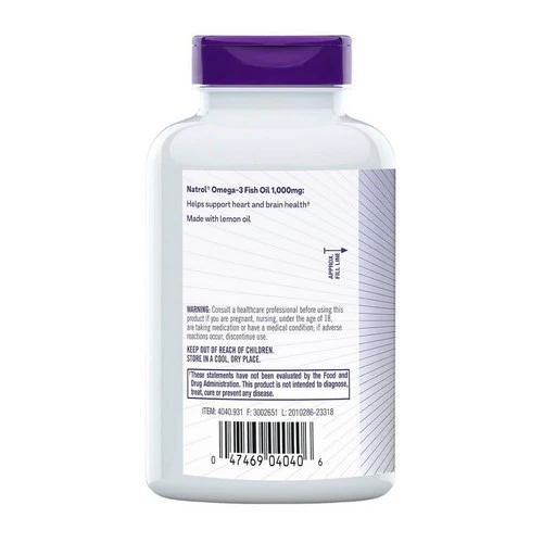 Natrol, Omega-3, 1000 MG, 150 Softgels - Image 3