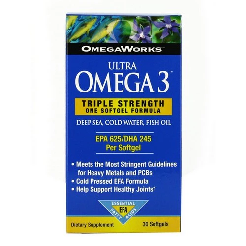 OmegaWorks, Omega 3 Ultra Omega, 30 Softgels
