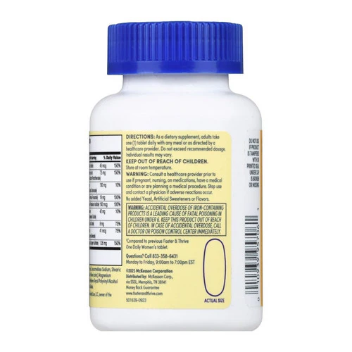Foster And Thrive, One Daily Women'S Tablets, 100 Tabs - Image 2