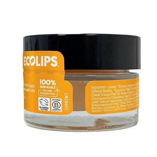 The Humble Co, Orange Daytime Plumping Lip Mask Jar, 0.39 Oz - Image 2