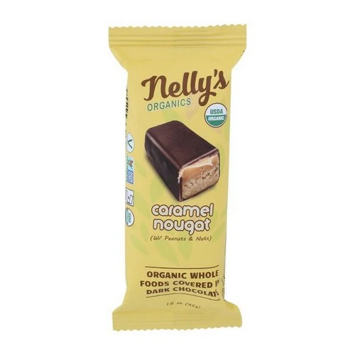 Nelly's Organics, Organic Bar Caramel Nougat, 1.6 Oz (Case Of 9) - Image 2