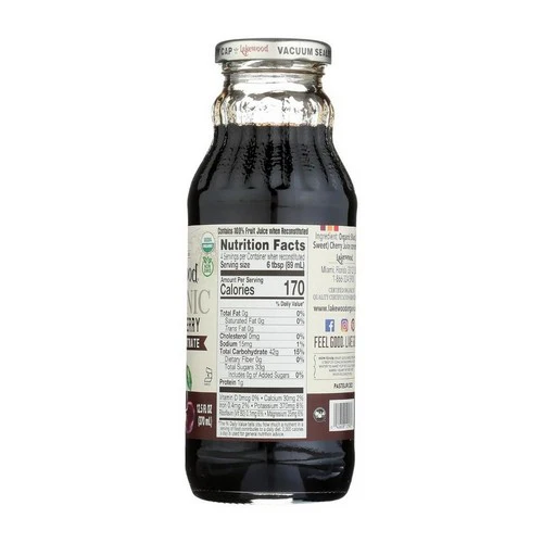 Lakewood Organic, Organic Black Cherry Concentrate Juice, 12.5 Oz - Image 2