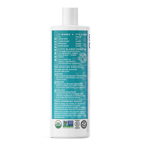 Essential Oxygen, Organic Brushing Rinse, Cinnamint 16 Oz - Image 2