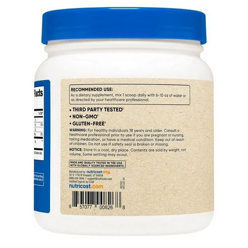 Nutricost, Organic Chlorella Powder, 1 Lb - Image 2