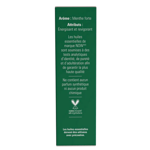 Now Foods, Organic Essential Roll-On, Peppermint 10 ml - Image 3