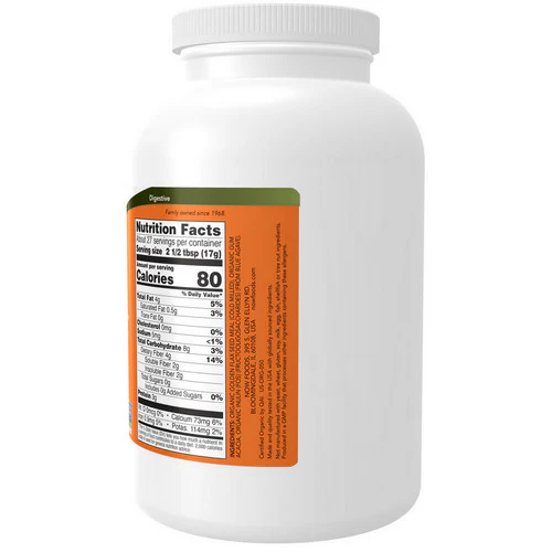Now Foods, Organic Fiber-3, 16 OZ - Image 3