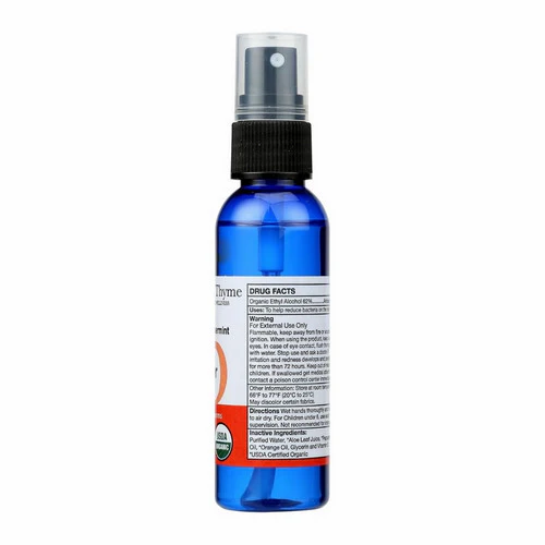 Brittaine's Thyme, Organic Hand Sanitizer, Orange 2 Oz - Image 2