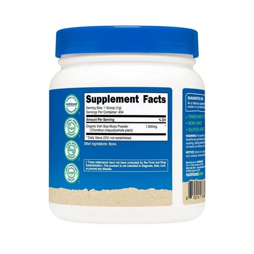 Nutricost, Organic Irish Moss Powder, 1 Lb - Image 2