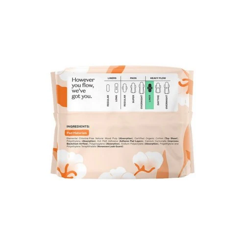 The Honey Pot, Organic Non Herbal Heavy Flow Pantiliners With Wings, 20 Count - Image 2