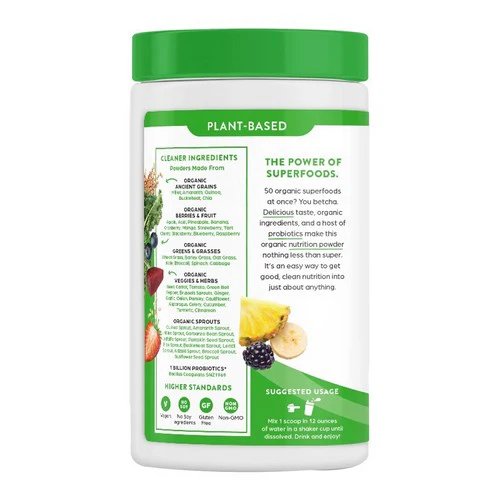 Orgain, Organic Superfoods Nutrition Powder, 9.9 Oz(Case Of 3) - Image 4