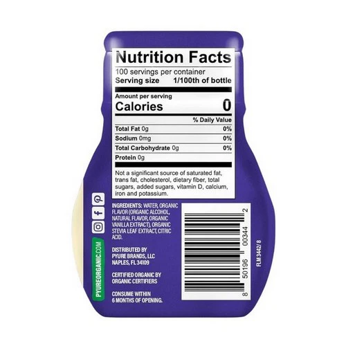 Pyure, Organic Vanilla Liquid Stevia Extract, 1.8 Oz (Case Of 6) - Image 2