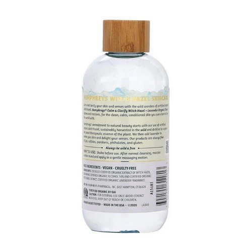 Humphreys Homeopathic Remedies, Organic Witch Hazel, Calm with Lavender 8 Oz - Image 2
