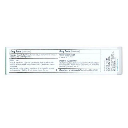 Kalaya, Pain Relief Spray, 2 Oz - Image 3