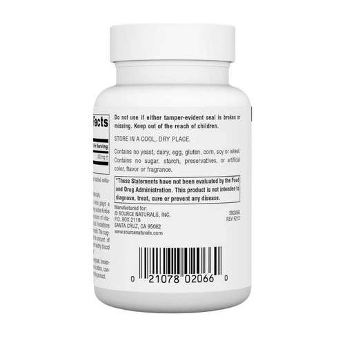 Source Naturals, Pantethine, 60 Tabs - Image 3