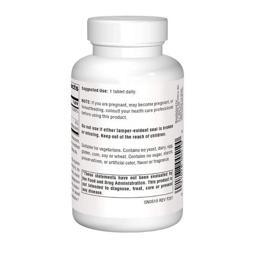 Source Naturals, Pantothenic Acid, 100 mg, 250 Tabs - Image 3