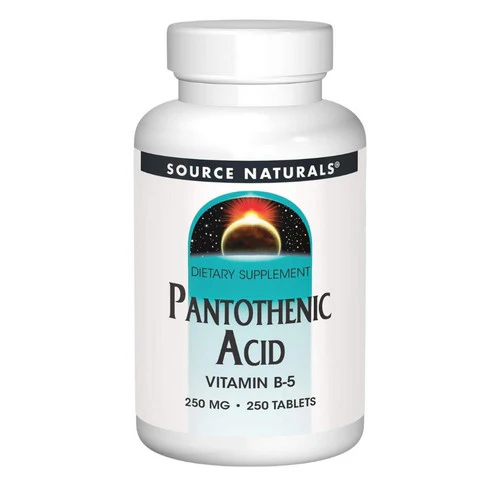 Source Naturals, Pantothenic Acid, 250 mg, 250 Tabs