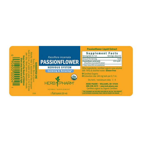 Herb Pharm, Passionflower Extract, 1 Oz - Image 2