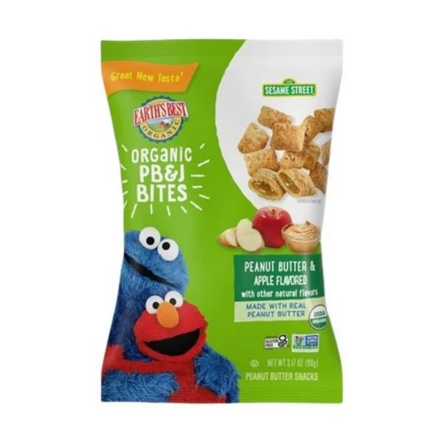 Earth's Best, PB and J Apple Bites, 3.17 Oz (Case Of 6)