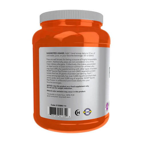 Now Foods, Pea Protein, 2 lbs - Image 3