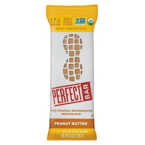 Perfect Bar, Peanut Butter Protein Bars, 2.5 Oz X 4 Count (Case Of 4)