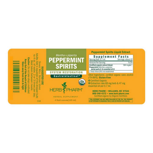 Herb Pharm, Peppermint Spirits, 4 oz - Image 2