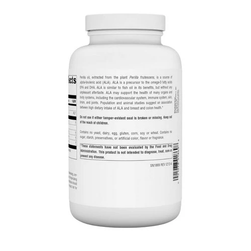 Source Naturals, Perilla Oil, 1000 mg, 180 Softgels - Image 3