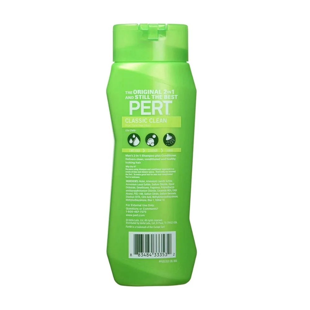 Pert Plus, 2 In 1 Shampoo & Conditioner, Medium 13.5 oz - Image 2