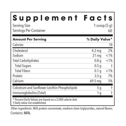 Nutricology/ Allergy Research Group, Phospholipid Colostrum With Sunflower Phospholipids, 300 Grams - Image 2
