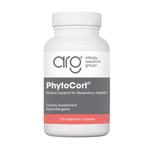 Nutricology/ Allergy Research Group, PhytoCort Herbal Support for Healthy Breathing, 120 Veg Caps