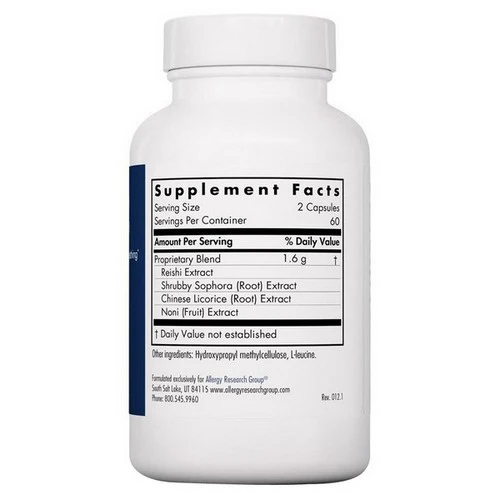 Nutricology/ Allergy Research Group, PhytoCort Herbal Support for Healthy Breathing, 120 Veg Caps - Image 3