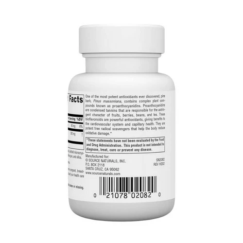 Source Naturals, Pine Bark Extract, 150mg, 30 tabs - Image 3
