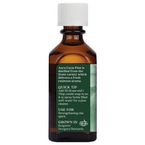 Aura Cacia, Pine Essential Oil Strengthening, 2 Oz - Image 2